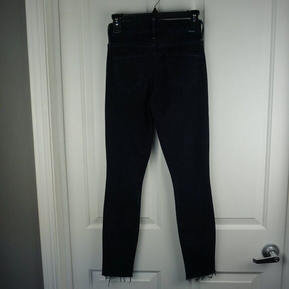 New Mother The Pixie Ankle Fray Mid Rise Jeans in Holding Hands Tightly size 24 - Picture 9 of 15